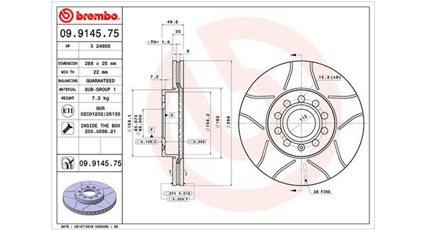 MAGNETI MARELLI Тормозной диск 360406050505